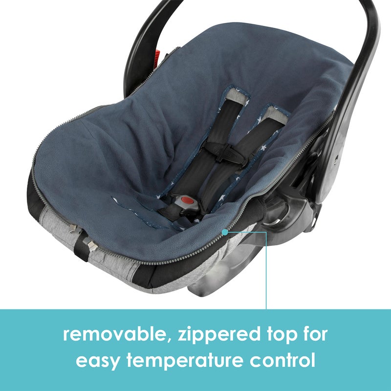 JJ Cole Baby Bundle 365 - Baby Car Seat Cover & Stroller Accessory - Lightweight Baby Bunting for Year Round Comfort - Image 5